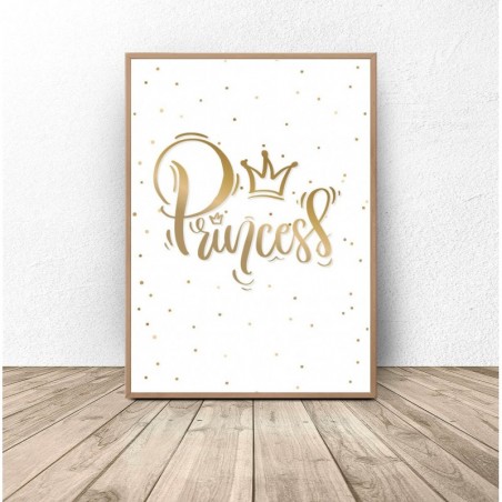 Poster for a girl's room "Princess"