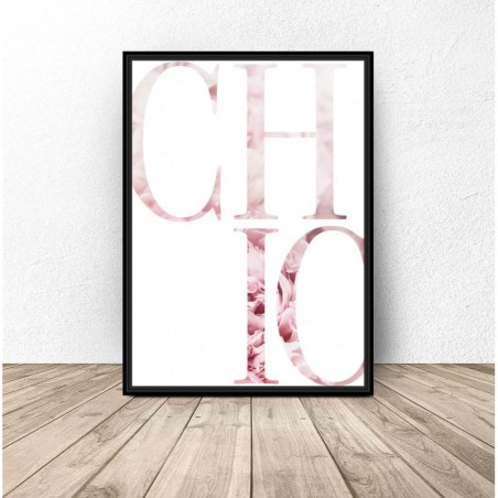 Plakat glamour "Chic"