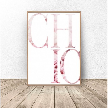 Plakat glamour "Chic"
