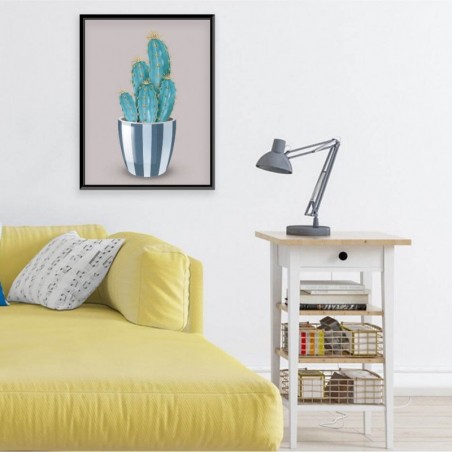 Poster "Cactus" on a gray background