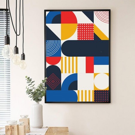 Geometric posters for the kitchen