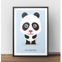 Plakat dla dzieci Miś Panda