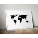 Plakat Mapa świata