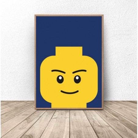 Lego Klocki Smarty Poster - Graphics for the Children's and Teenager's Room on the Wall | Scandi Poster