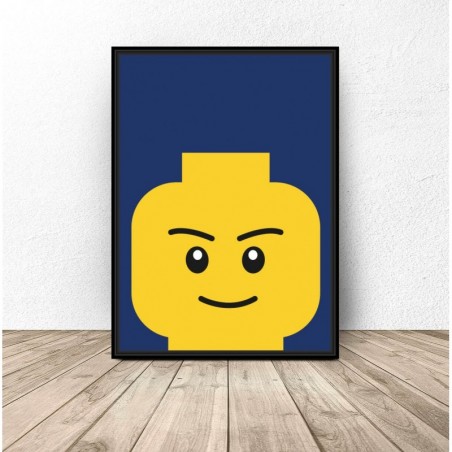Lego Klocki Smarty Poster - Graphics for the Children's and Teenager's Room on the Wall | Scandi Poster