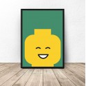 Plakat ludzik Lego Smile