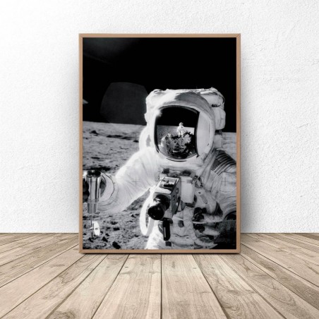 Plakat NASA "Astronauta Apollo 11"