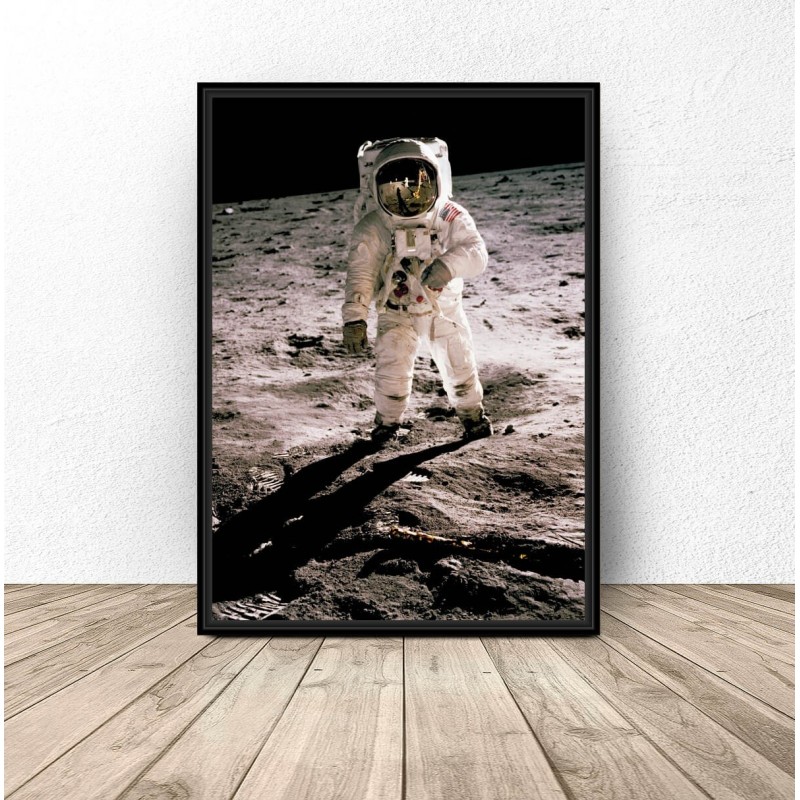 Plakat NASA Człowiek na Księżycu