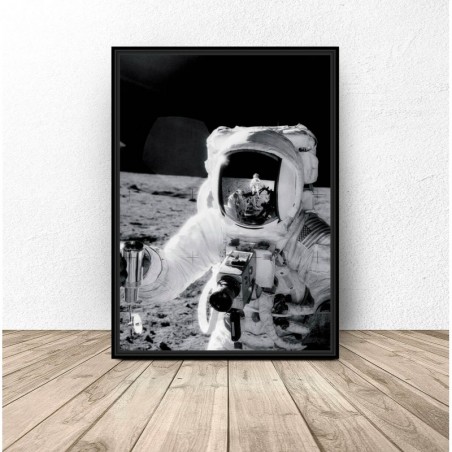 Zestaw 4 plakatów "Apollo 11"