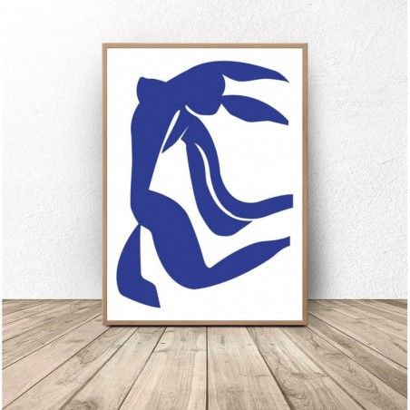 Plakat Henri Matisse Blue Dance. Reprodukcja - Grafika na Ścianę | Scandi Poster
