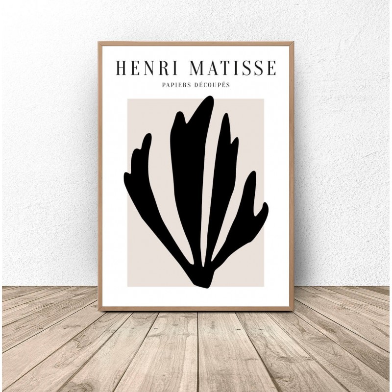 Plakat Black Leaf Henri Matisse