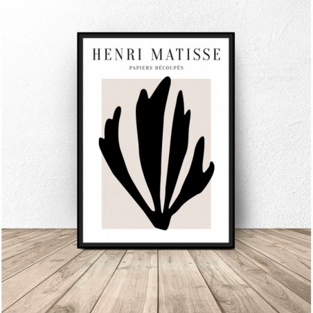 Henri Matisse Black Leaf poster. Reproduction - Wall Artwork | Scandi Poster