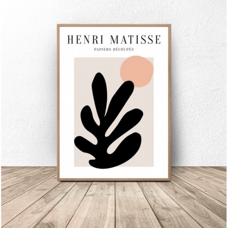 Henri Matisse Black and Leaf. Set of Two Posters - Wall Art | Scandi Poster