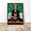 Kolorowy plakat Frida Kahlo