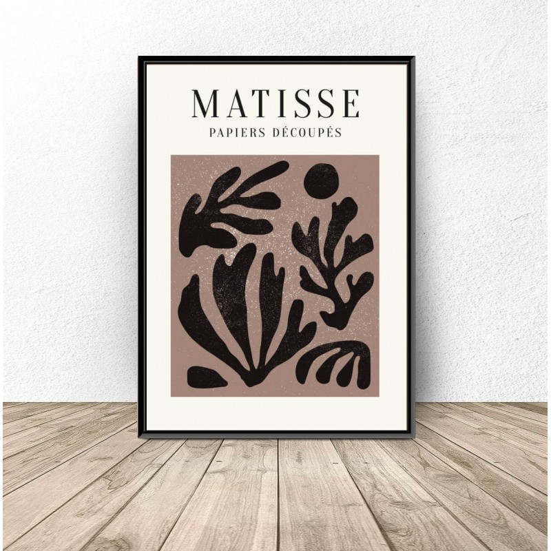 Plakat Rośliny w brązach Henri Matisse