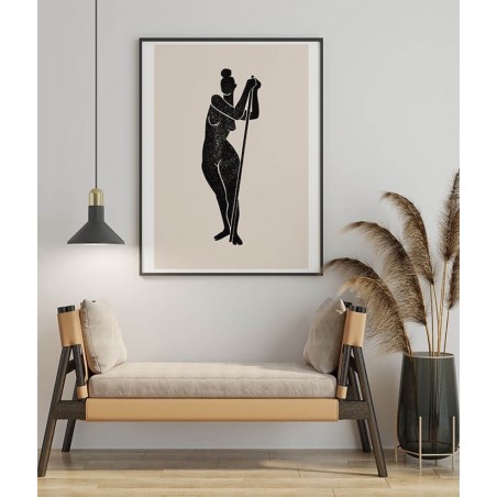 Plakat "Kobieca sylwetka" na Ścianę - Grafiki od 39zł! Sklep Internetowy | Scandi Poster