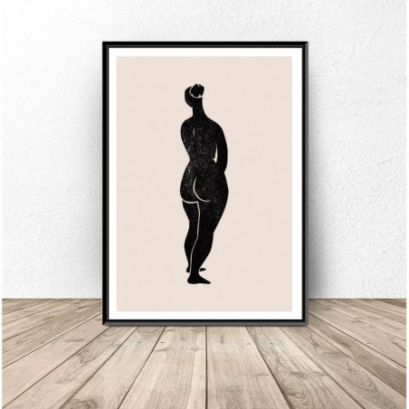 Wall poster "Woman's body" - Graphics from PLN 39! Online Store | Scandi Poster
