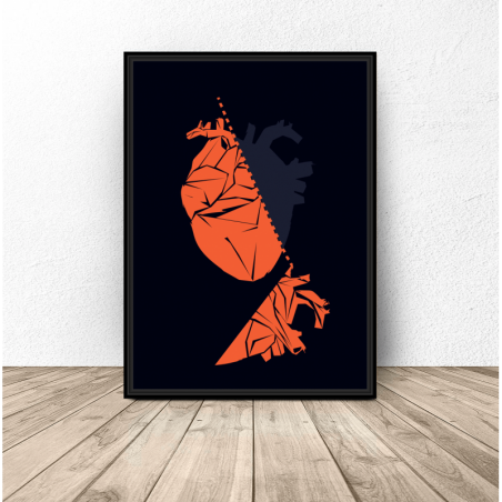 Contemporary poster "Heart"