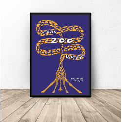 Plakat współczesny "Zoo"