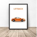 Plakat z samochodem Liftback 3