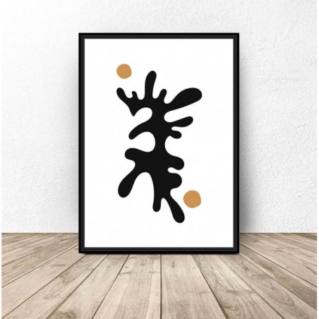 Plakat abstrakcyjny "Kleks" Matisse - Grafiki od 39zł! Sklep Internetowy | Scandi Poster