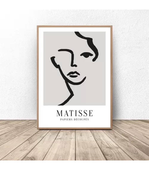 Plakat na ścianę "Kobieca twarz" Henri Matisse