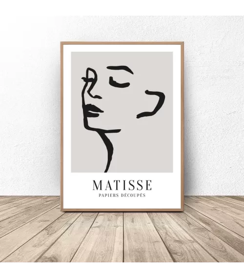 Plakat dekoracyjny "Kobiece rysy" Henri Matisse