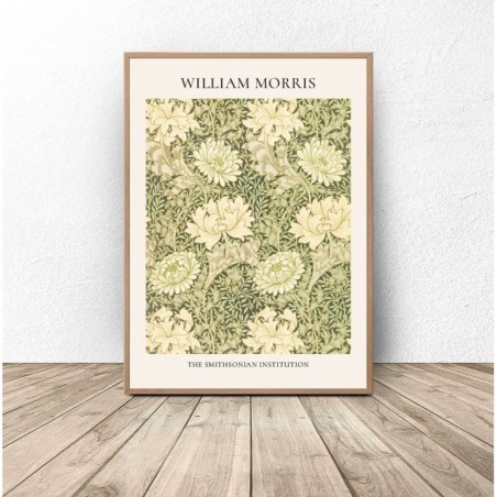 Plakat Reprodukcja "Chryzantema" Chrysanthemum Pattern William Morris - Grafiki od 39zł! Sklep Internetowy | Scandi Poster