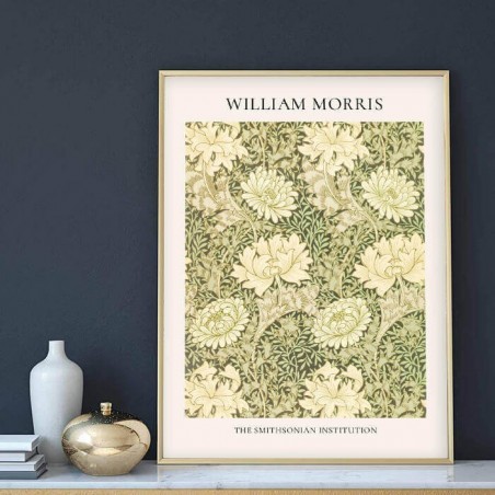 Plakat Reprodukcja "Chryzantema" Chrysanthemum Pattern William Morris - Grafiki od 39zł! Sklep Internetowy | Scandi Poster