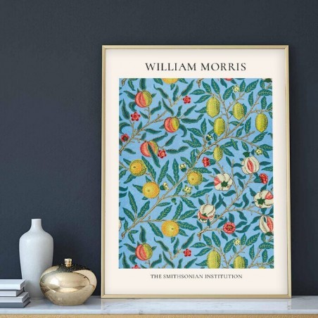 Plakat Reprodukcja "Cztery owoce" Four Fruit Pattern William Morris - Grafiki od 39zł! Sklep Internetowy | Scandi Poster