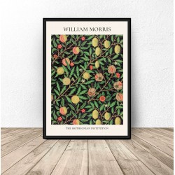 Plakat reprodukcja "Owoce" Fruit Pattern William Morris