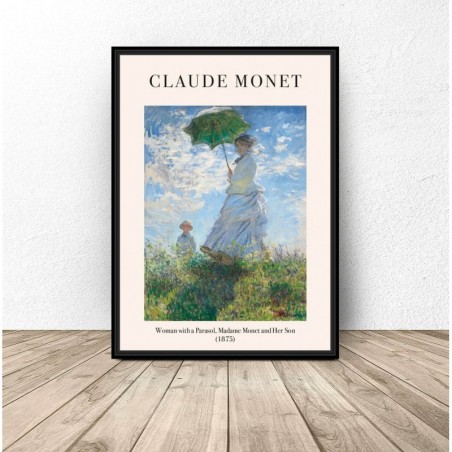 Plakát „Žena s deštníkem“ od Clauda Moneta