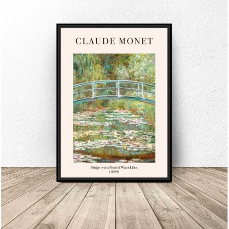 Poster reproduction "Japanese Bridge" by Claude Monet