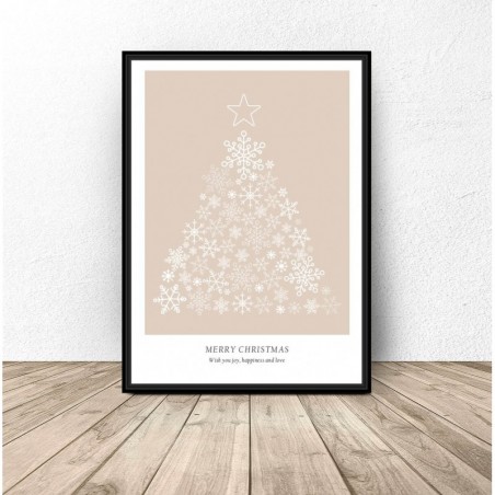 Christmas poster "Christmas tree"