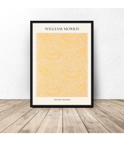 Plakat reprodukcja "Ostróżka" Larkspur William Morris 50x70