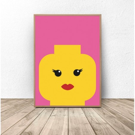 Lego poster "Lady" 50x70