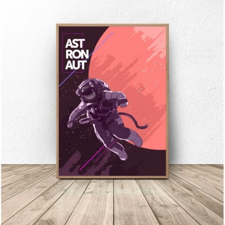 Vesmírný plakát "Astronaut"