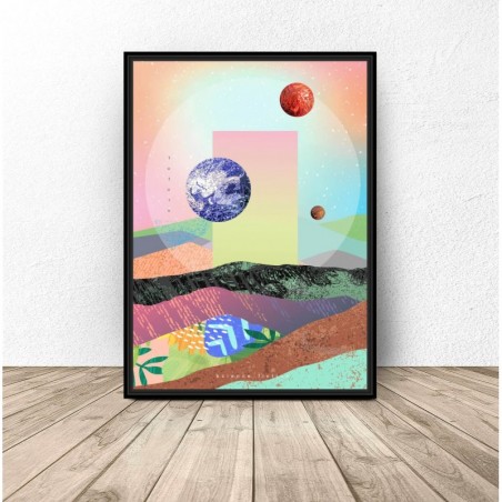 Space poster "Rainbow universe"