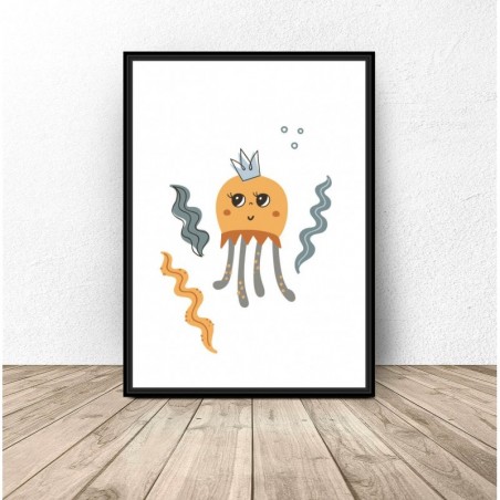 Dětský plakát "Chobotnice" námořní kolekce