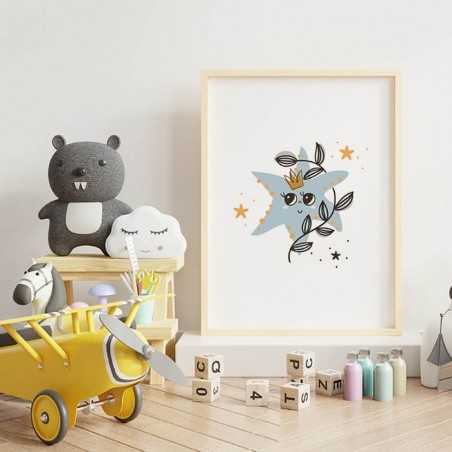 Dětský plakát "Starfish" námořní kolekce