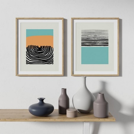 Plakat dekoracyjny "Morska abstrakcja"