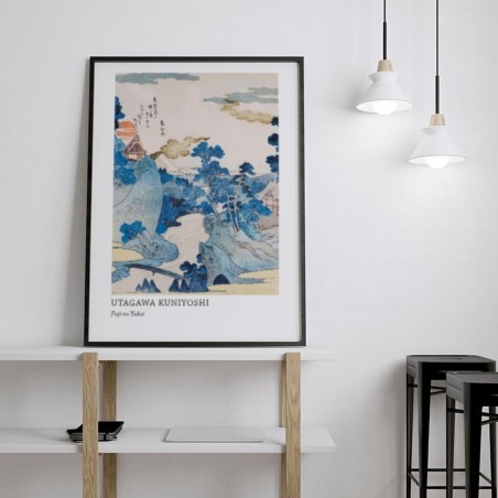 Poster reproduction "Fuji no Yukei" by Utagawa Kuniyoshi