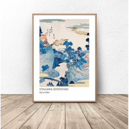 Plakat reprodukcja "Fuji no Yukei" Utagawa Kuniyoshi