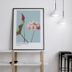 Plakat reprodukcja "Lotus flowers" Ogawa Kazumasa