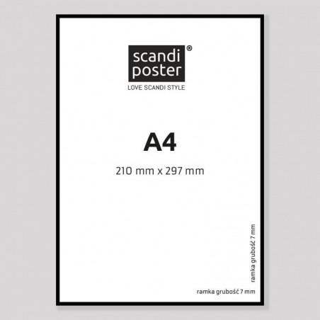 A4 wall poster template