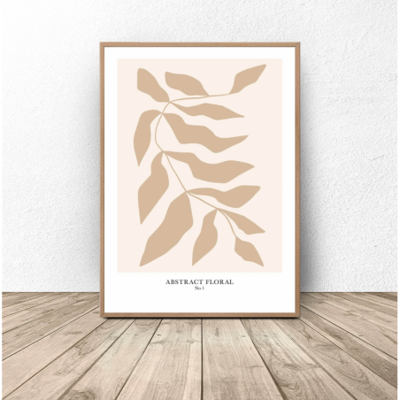 Set of Two Posters "Abstract Floral"