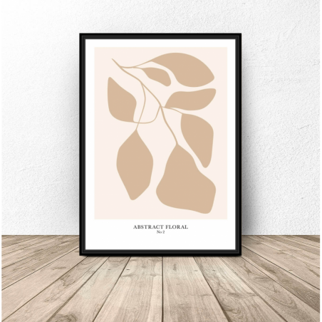 Abstract poster "Floral"
