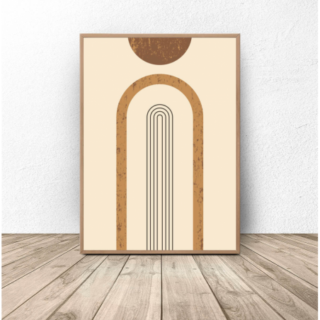 Boho style poster "Abstract composition"