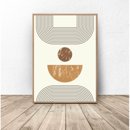 Poster "Abstract composition" boho