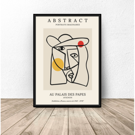 Wall poster "Portrait of a Woman" in the style of Pablo Picasso - Reproductions